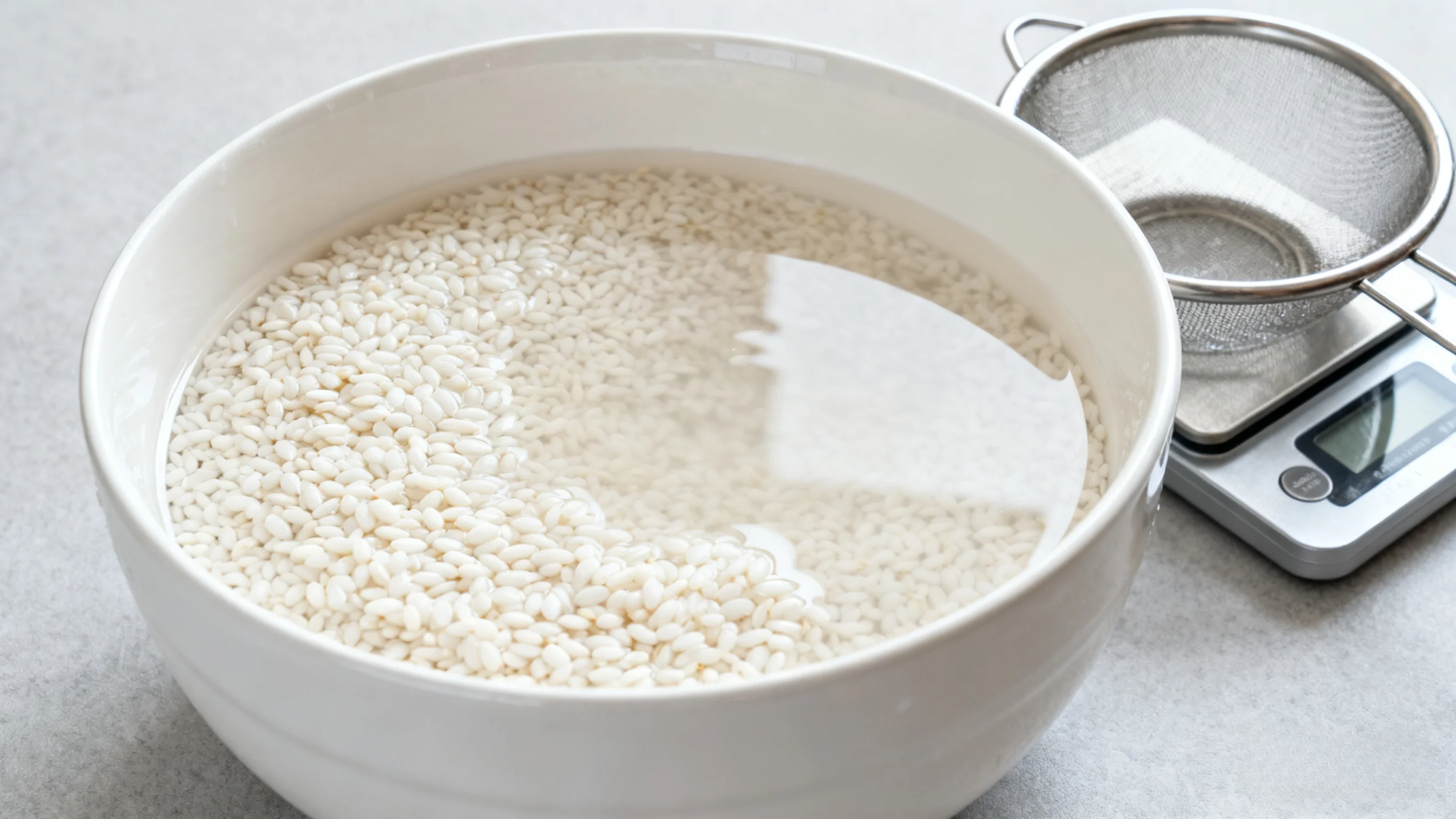 Soaking Rice