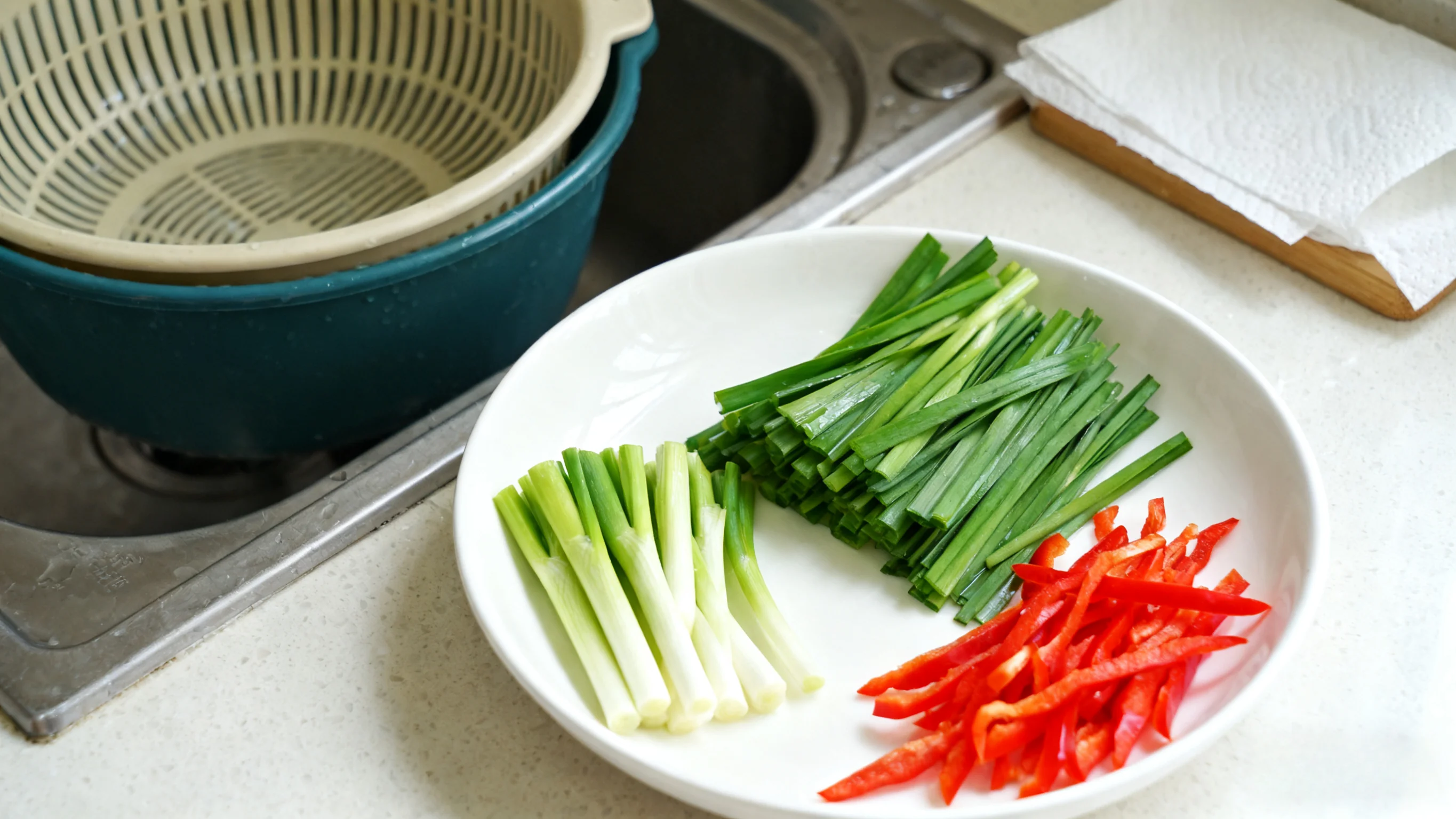 Preparing Chives