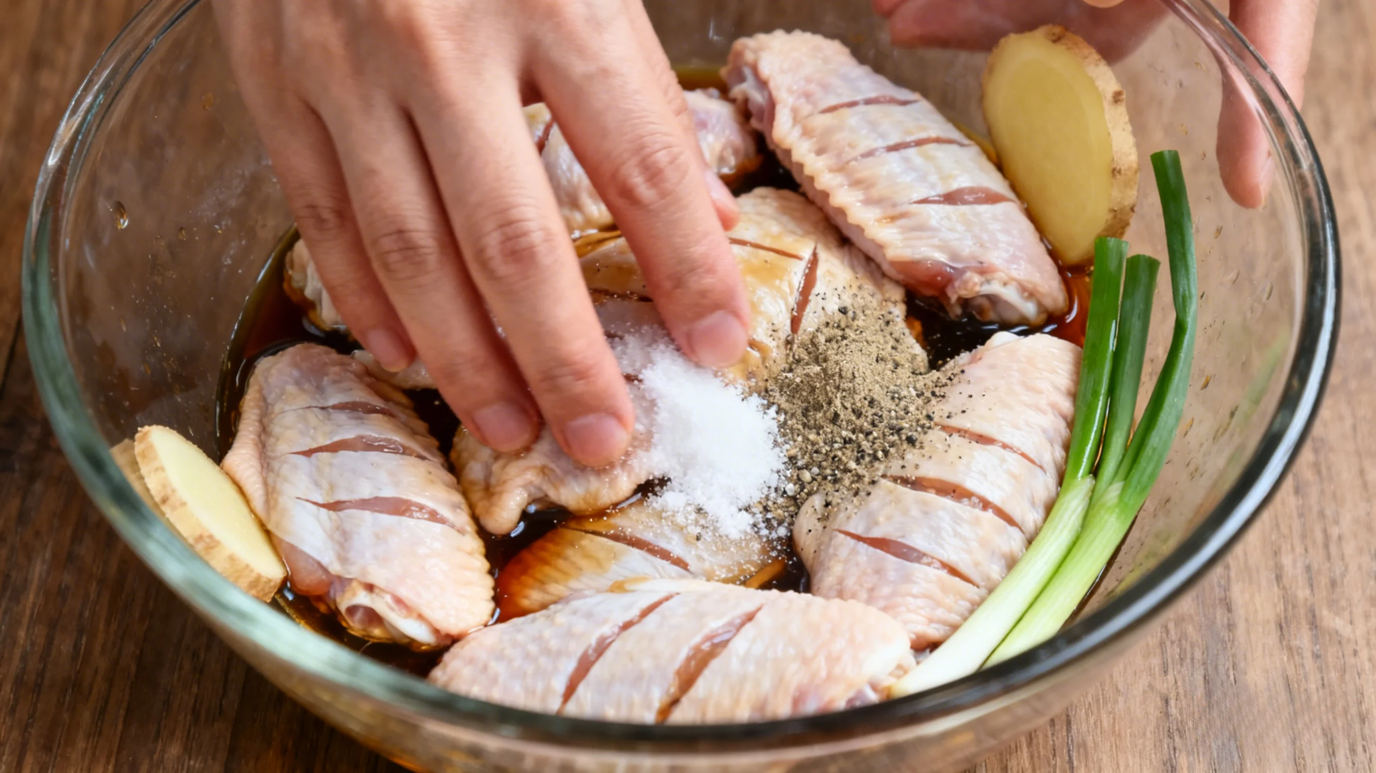 Marinating Wings