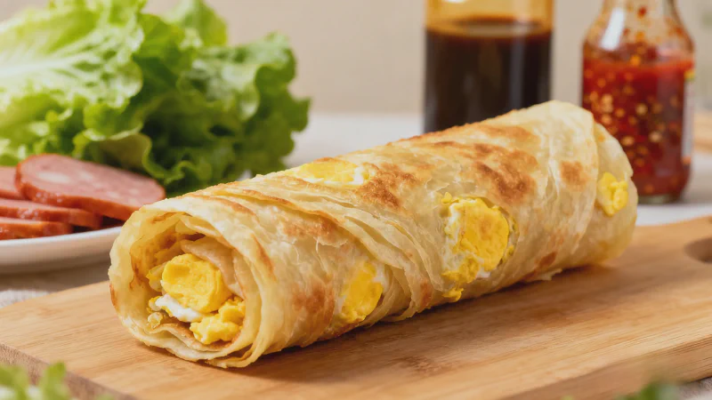 Homemade Egg-Stuffed Pancake: Ultimate Secret to Hollow Bubbles
