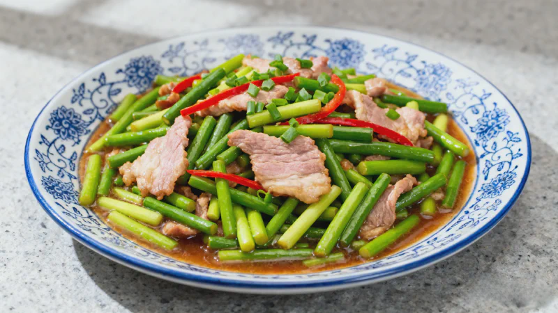 Garlic Sprouts with Pork: Spring Seasonal Home-Style Dish with 3 Secrets for Tender Meat and Garlic Aroma