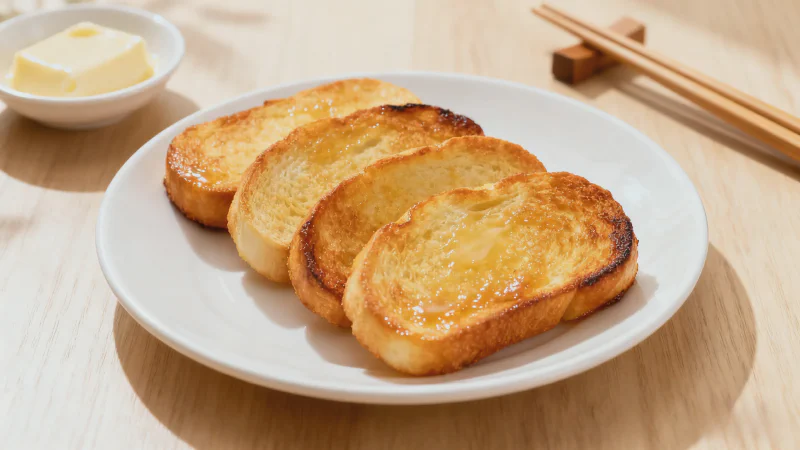Golden Crispy Fried Mantou Slices: Classic Breakfast Delight