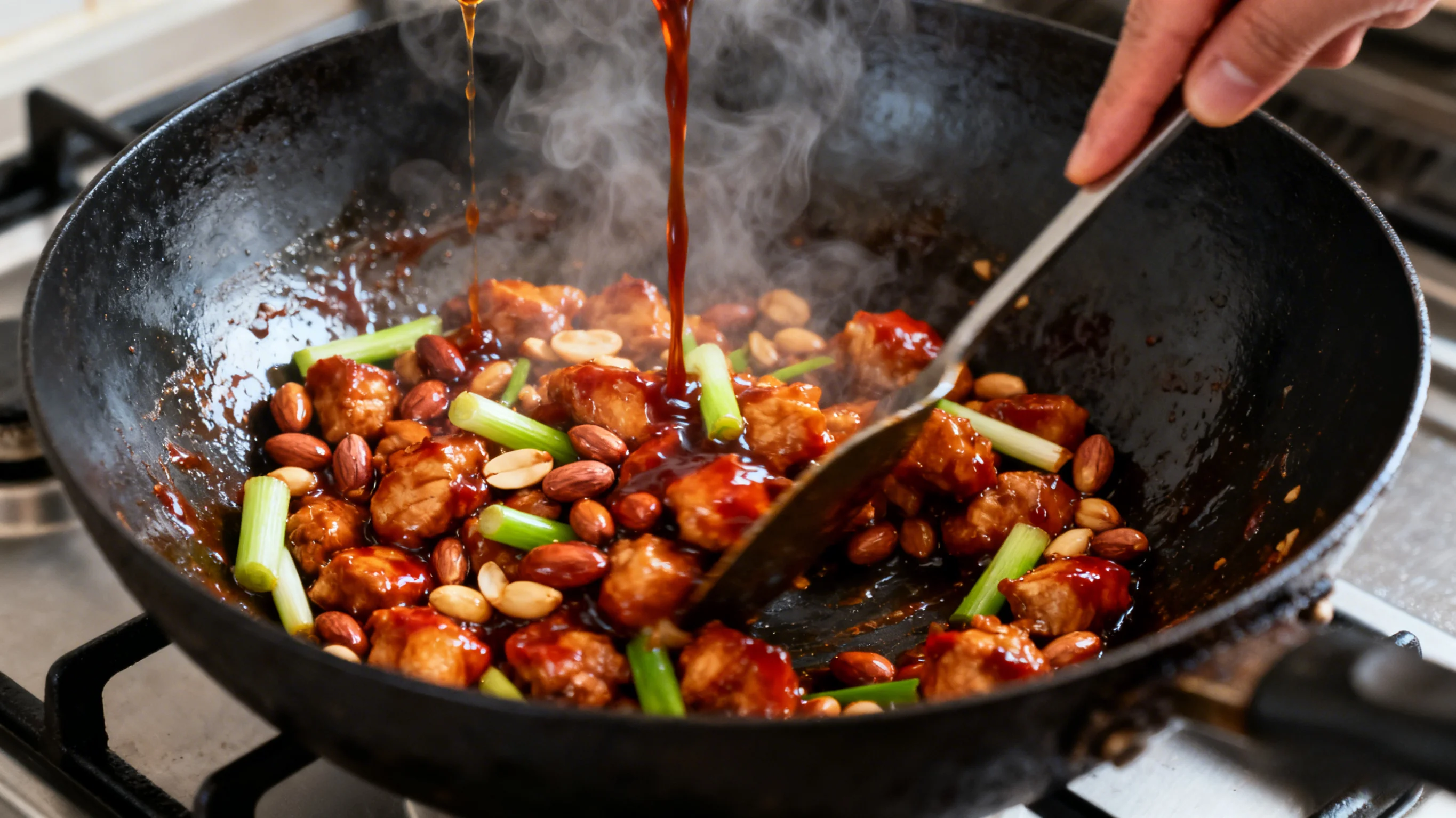 Adding Sauce
