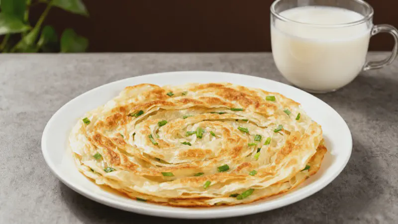 Featured image of post Recreating Street Food at Home: Crispy Flaky Scallion Pancake