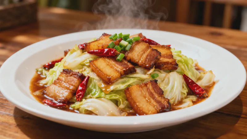 Stir-Fried Cabbage with Pork Belly: The Ultimate Rice Companion in Meat-Vegetable Harmony