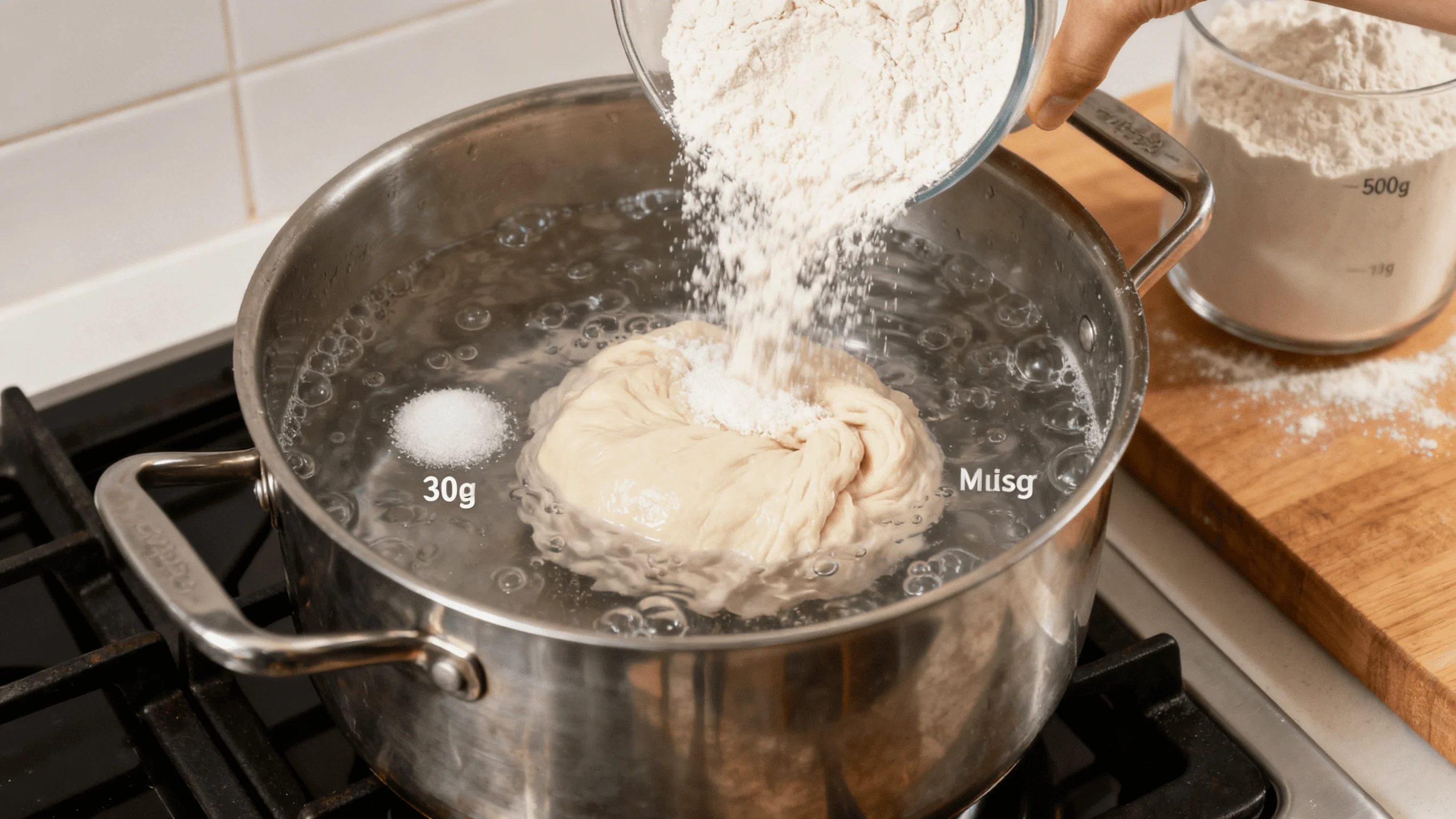 Scalding the Dough
