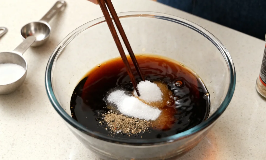 Mixing Sauce