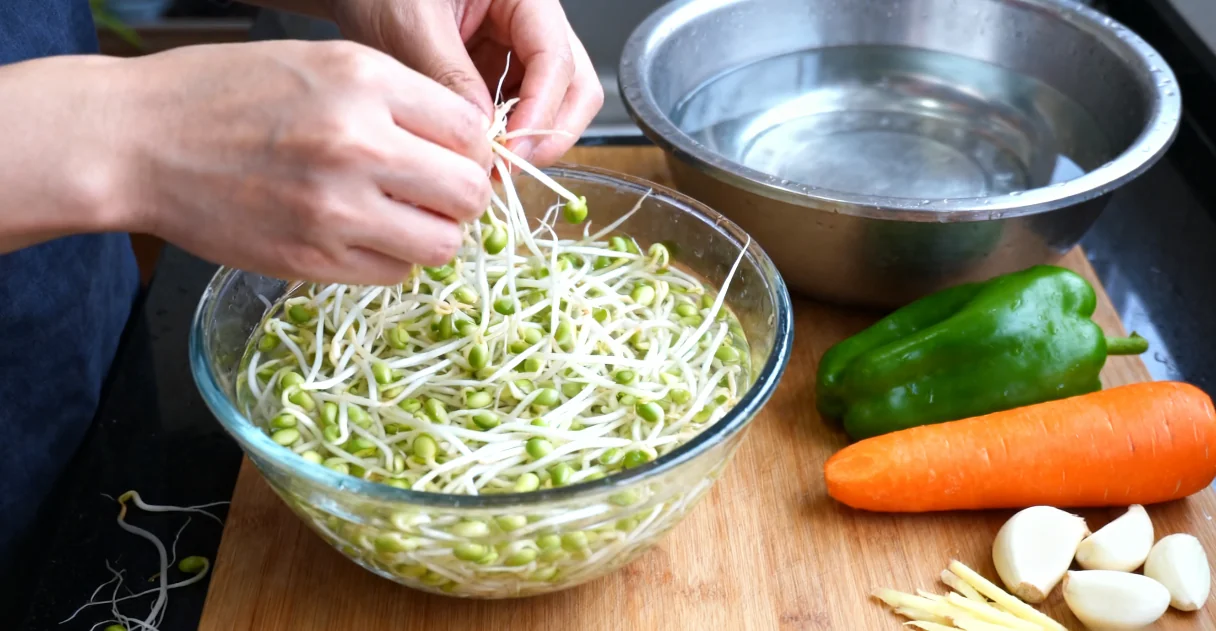 Preparing Sprouts