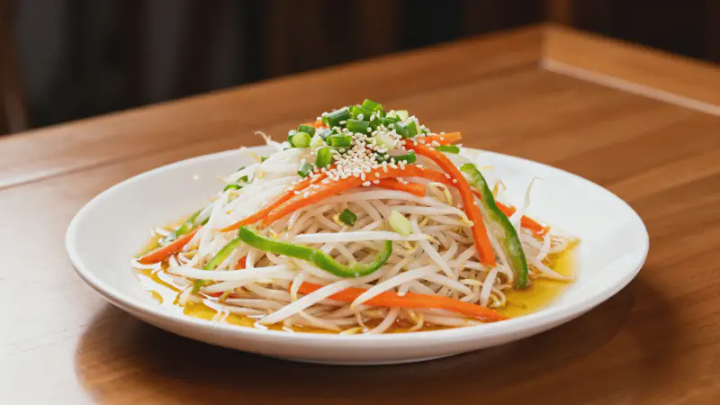Featured image of post Vinegar-Sautéed Bean Sprouts: Refreshing Home-style Vegetarian Dish with 3 Secrets for Crisp, Non-Watery Sprouts