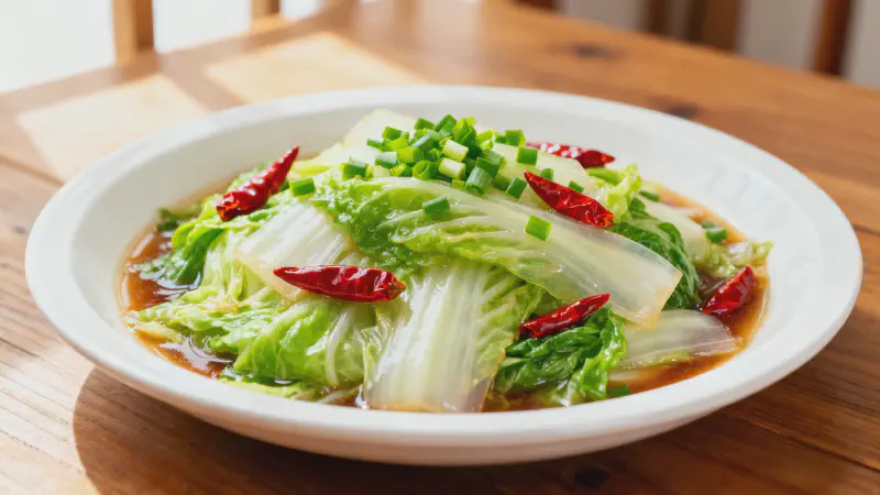 Featured image of post Vinegar-Braised Cabbage: Classic Home-style Quick Dish with 3 Secrets for Crisp, Tangy Cabbage