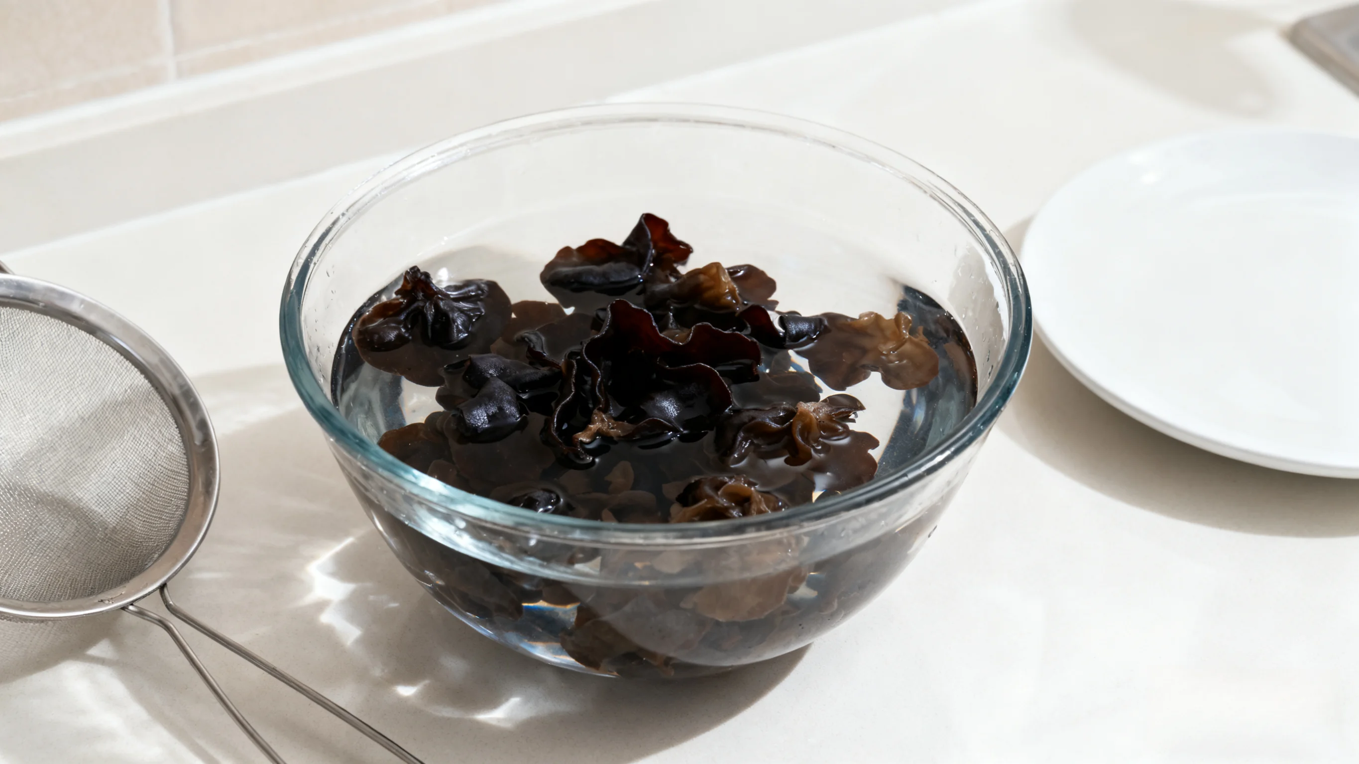 Soaking Mushrooms